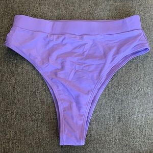 Brand new SHEIN high waisted purple bikini bottoms